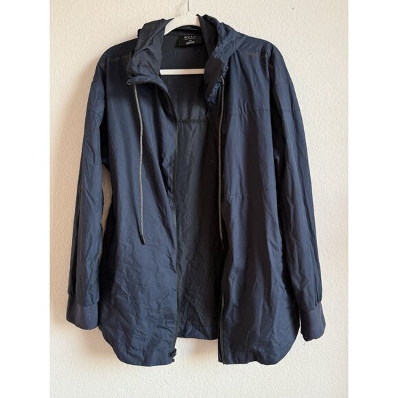 BYLT Dawnbreaker Jacket Mens Size M Navy Premium Basics Packable Windbreaker - Picture 15 of 15